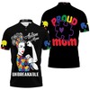 Autism Mom Unbreakable Polo Shirt with All Over Print and Athleisure