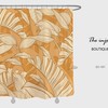 Autumn Leaves Shower Curtain, Cozy Leaf Home Decor, Waterproof Washable Bath Curtain with Hooks
