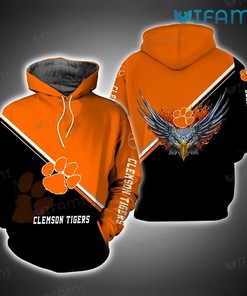 Baby Groot With Ball Clemson Tigers All Over Print 3D Hoodie