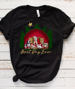 Baby Jesus Nativity Best Day Ever Christmas T-Shirt - Sublimation Tee