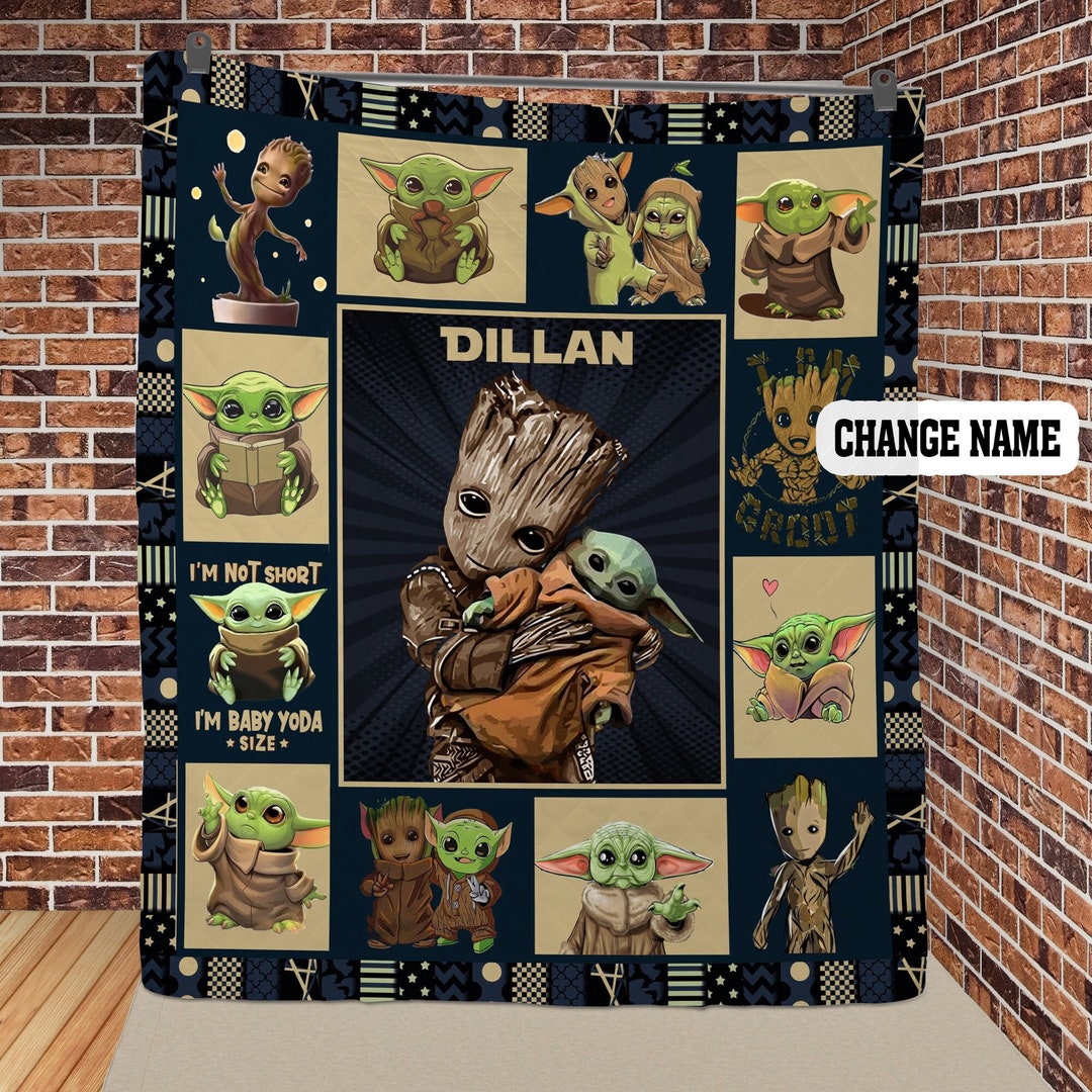 Baby Yoda Fleece Blanket, Mandalorian Party Theme, Star Wars Blanket, Christmas Gift
