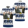 Backstreet Boys Christmas Knitting Pattern Fan Quilt Blanket 3D All Over Print Polo Shirt.