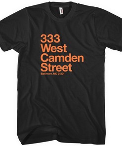 Baltimore Baseball Stadium T-Shirt In Four Colors For Sports Fans