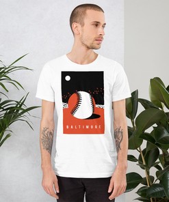 Baltimore Graphic Tee Orioles Mlb Team Baseball Unisex Shirt