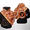 Baltimore Orioles All Over Print Camo Team 3D Hoodie