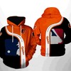 Baltimore Orioles All Over Print MLB Team 3D Hoodie Zipper