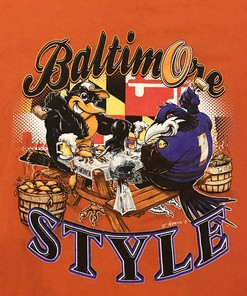 Baltimore Orioles Baltimore Ravens Baltimore Style Shirt Baseball Football City, Classic Tee For Sports Fans