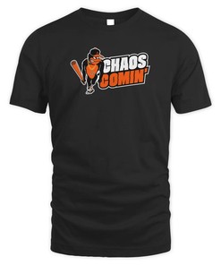 Baltimore Orioles Chaos Comin' Logo T-Shirt, Official Mlb Apparel