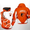 Baltimore Orioles MLB Classic All Over Print 3D Hoodie Zipper