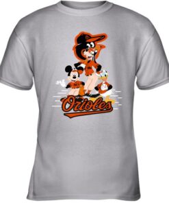 Baltimore Orioles Mickey, Donald, And Goofy Baseball T-Shirt For Fans