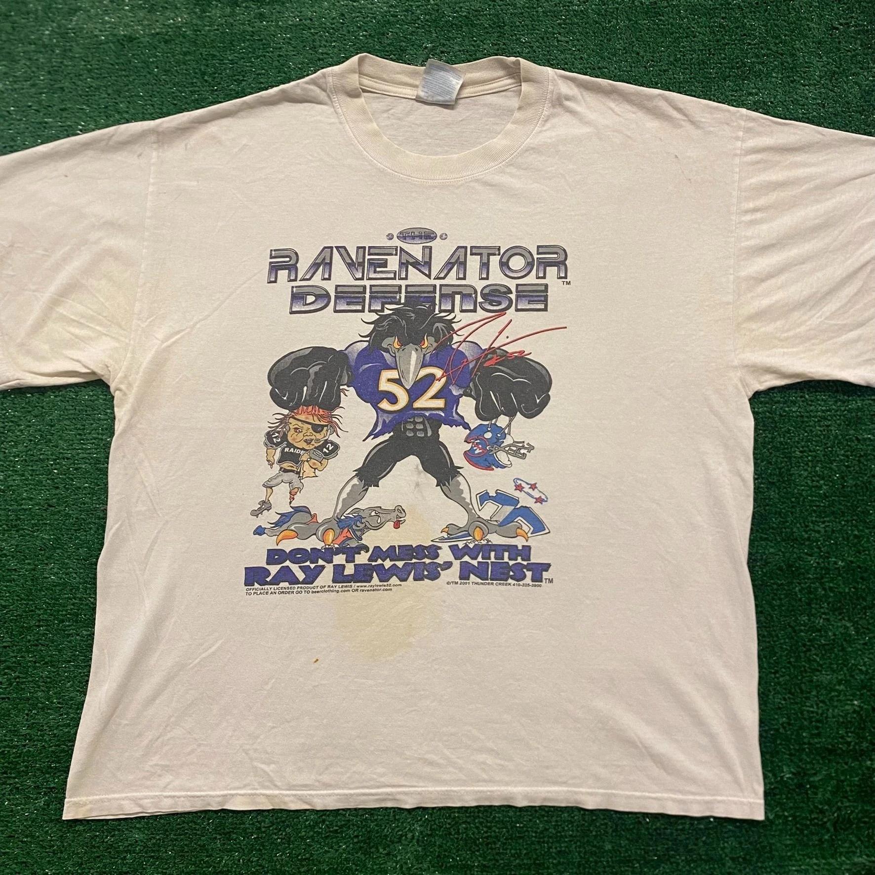 Baltimore Ravens Vintage Style 90s NFL Sweatshirt T-shirt Ideal Gift for NFL Fans