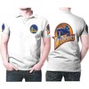Basketball Fans Will Love Golden State Warrior Classic Mascot Logo Polo Shirt in All Over Print and Breathable Fabric