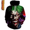 Batman Mad Joker All Over Print Hoodie 3D