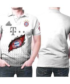 Bayern Munich Football Club Logo in 3D All Over Print Polo Shirt: The Perfect Team Gift for Fans and Lovers.