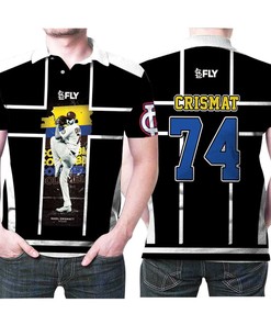 Be A True Fan with Nabil Crismatt's Number 74 Embroidered On Your Polo Shirt