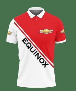 Be Bold and Dashing in Red with Our Chervolet Equinox Nqp-Va Polo Shirt Ver 1 Made from Breathable Fabric