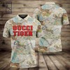 Be Bold with the Gucci Tiger Luxury 3D Polo Shirt