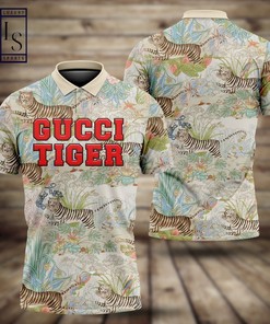 Be Bold with the Gucci Tiger Luxury 3D Polo Shirt