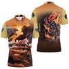 Be Ready for the Ultimate War with Godzilla Vs. Kong Battle for the King Polo Shirt in Breathable Fabric