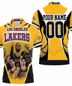 Be a Fashion MVP with the LA Lakers Player Style Western Conference Personalized 3D All Over Print Polo Shirt