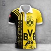 Be a Part of Borussia Dortmund with the 3D Bundesliga Polo Shirt.