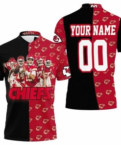 Be a Snoopy Fan with Kansas City Chiefs Afc West Champions 2021 Super Bowl Personalized 3D All Over Print Polo Shirt