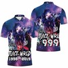 Be a Stargazer with Juice Wrld 999 in 3D All Over Print Polo Shirt under the Starry Sky