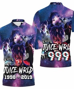 Be a Stargazer with Juice Wrld 999 in 3D All Over Print Polo Shirt under the Starry Sky