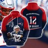 Be a Trendsetter with Custom Sport All Over Print Hoodie 3D for New England Patriots Fans