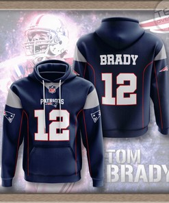 Be a True Patriot with Best-Selling Custom All Over Print Hoodie 3D for New England Patriots Fans
