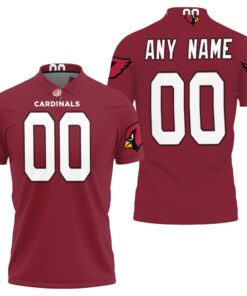 Be a part of the Arizona Cardinals' first-round draft pick game with this 3D Polo Shirt