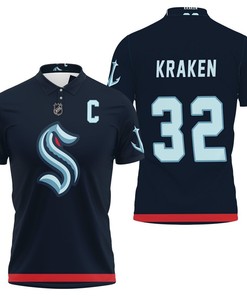 Be among the first with Seattle Kraken NHL 2020 Blue Jersey Inspired 3D All Over Print Polo Shirt