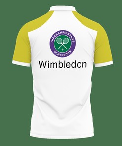 Be bold with the 3D Printed Wimbledon Pvt-Lt Polo Shirt Ver 1 (Yellow) featuring a unique 3D t-shirt blender design.