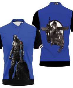 Be the Superhero You Always Wanted to Be with Falcon and the Winter Soldier Iron Soldier Superhero 3D Polo Shirt