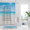 Beach Rules Ocean Shower Curtain with Coastal Bath Accessories