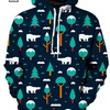 Bear Brillz Unisex All Over Print 3D Hoodie