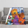 Bear in the Big Blue House Customized Fleece Blanket with Soft Sherpa - Ideal for Cozy Nights