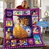 Beauty and the Beast Belle Princess Quilt Blanket - Ideal for Disney Belle Birthday Theme Parties
