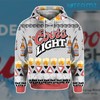 Beer Bottle Pattern Coors Light Hoodie 3D Beer Lovers Gift