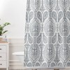 Beige Paisley Boho Shower Curtain / Moroccan Bathroom Decor / Vintage-Inspired