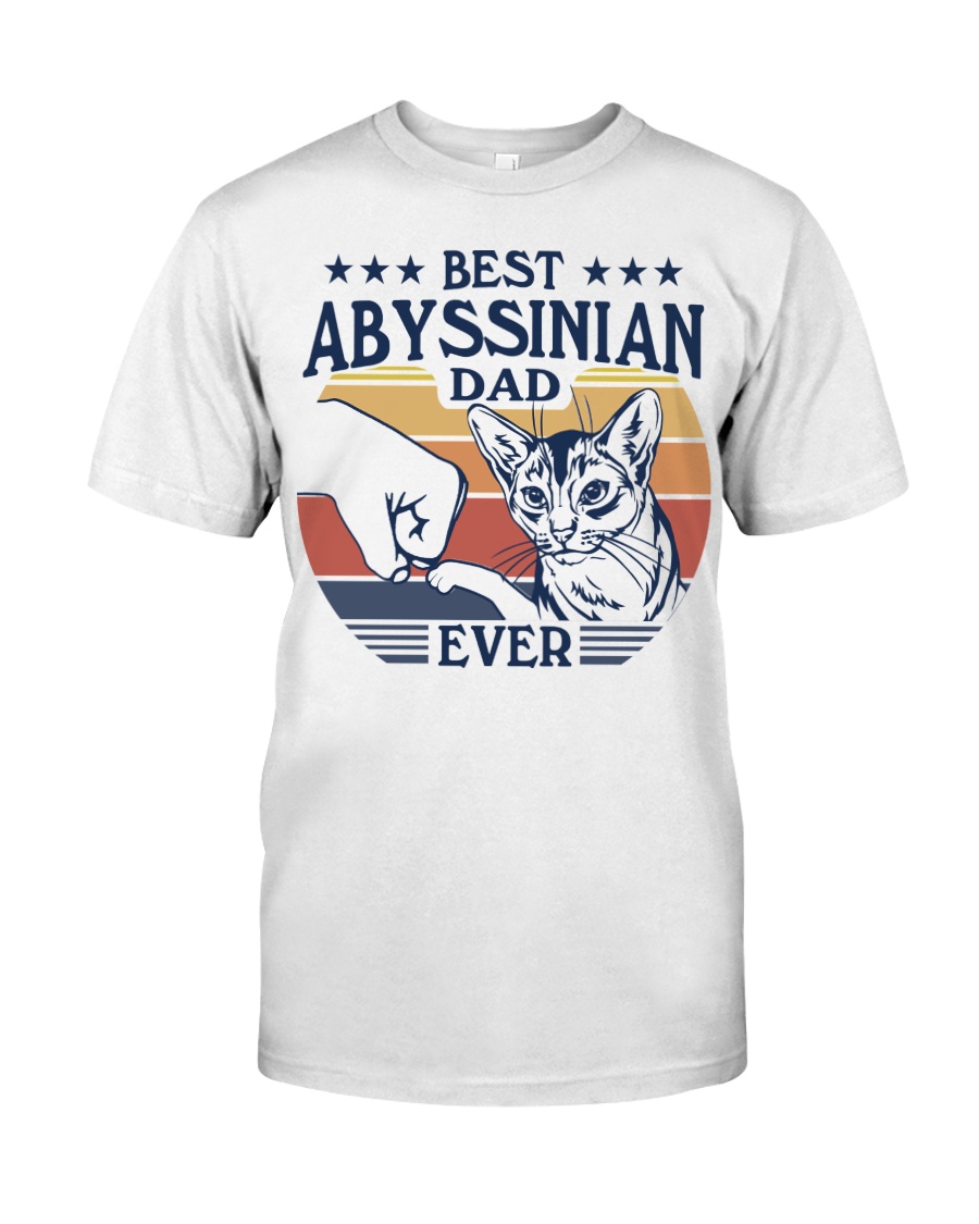 Best Abyssinian Dad Ever T-Shirt