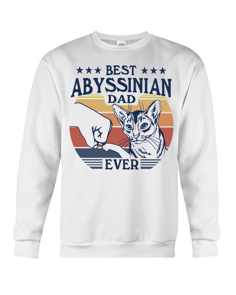 Best Abyssinian Dad Ever T-Shirt - Image 4