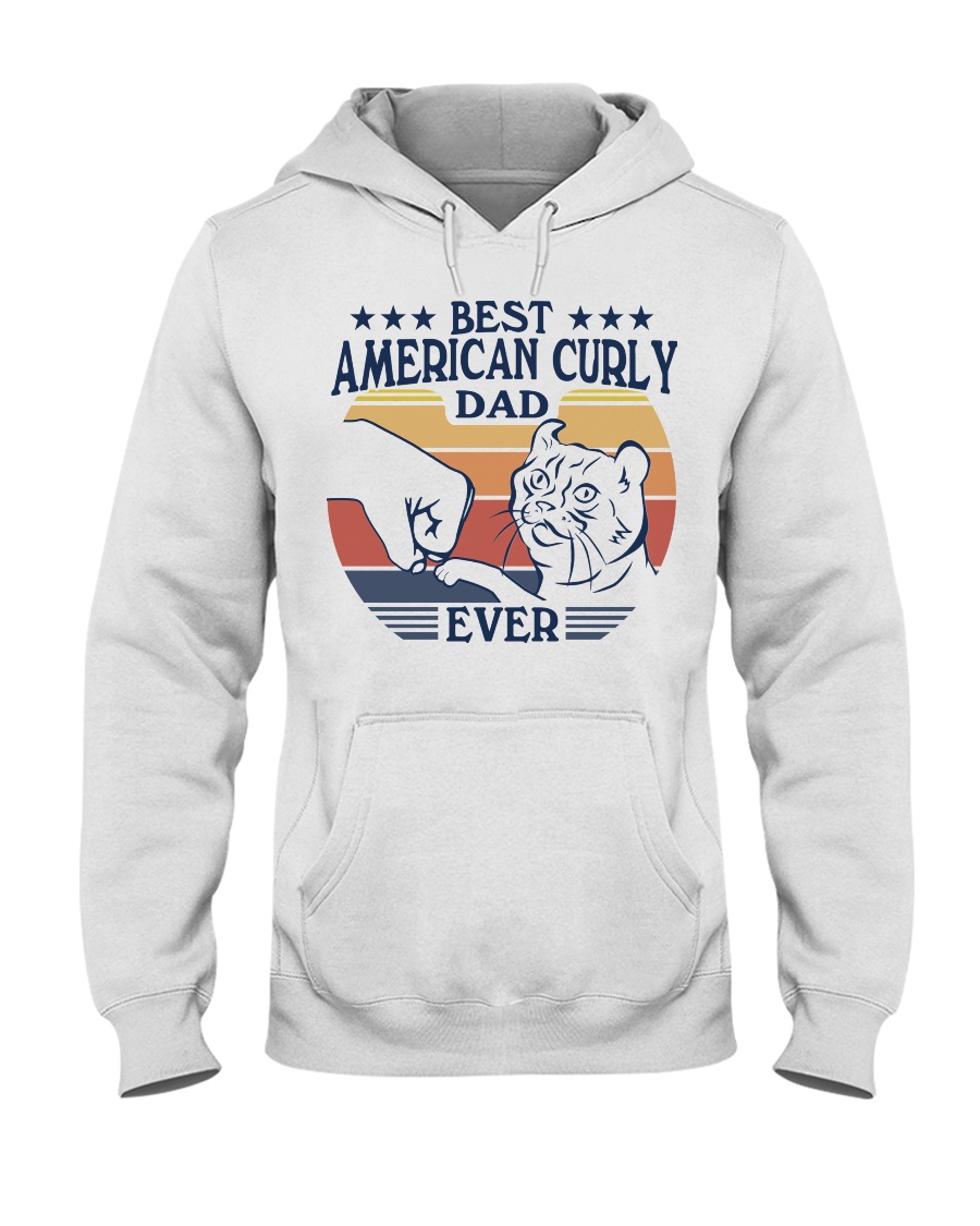 Best American Curly Dad Ever Crewneck Sweatshirt - Image 2