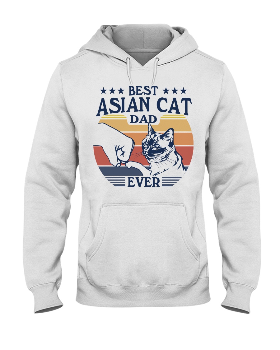 Best Asian Cat Dad Ever T-Shirt - Image 2
