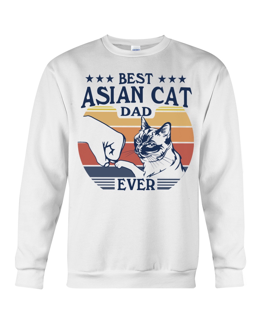 Best Asian Cat Dad Ever T-Shirt - Image 4