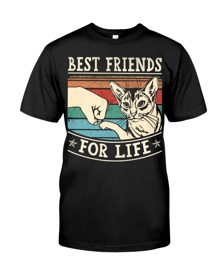 Best Friends For Life T-Shirt For Cat Lovers