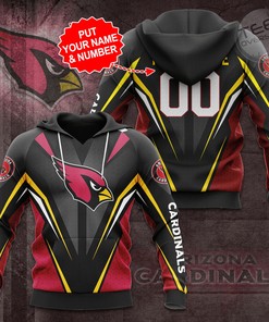 Best Selling Arizona Cardinals All-Over Print 3D Hoodie, Perfect for NFL Fans