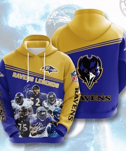 Best Selling Baltimore Ravens All-Over Print 3D Hoodie, Perfect for NFL Fans