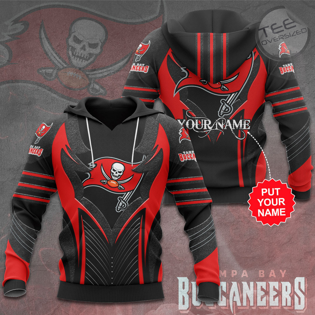 Best Selling Tampa Bay Buccaneers All-Over Print 3D Hoodie, Perfect for NFL Fans