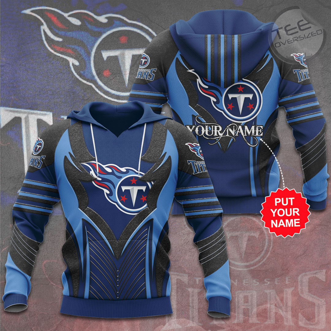Best Selling Tennessee Titans All Over Print Hoodie with Custom Print